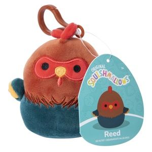 NWT 3.5” Reed the Rooster Squishmallow Clip